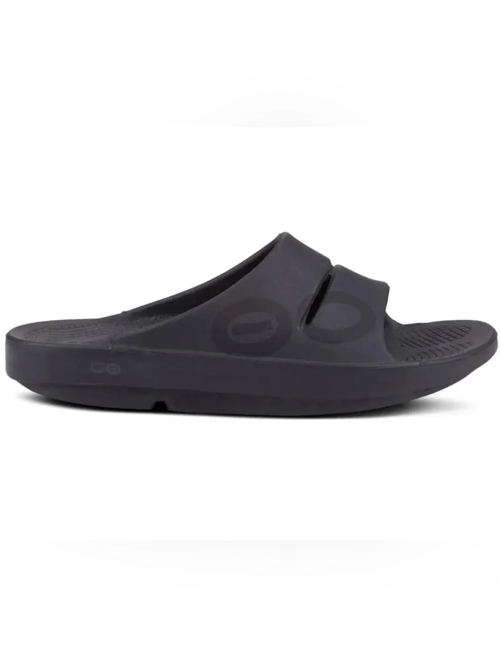 OOFOS Men’s OOahh black Slide/size 12
